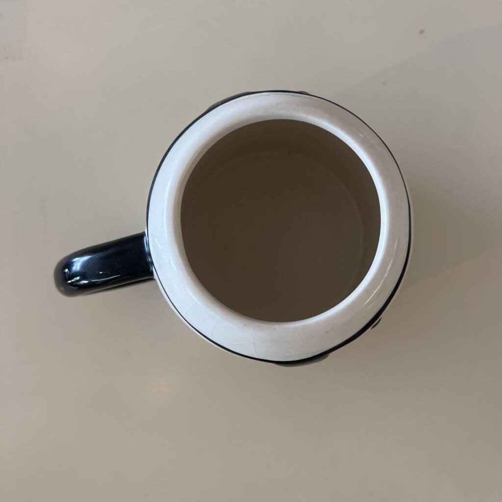 GHOST MUG WITH BLACK PATCH