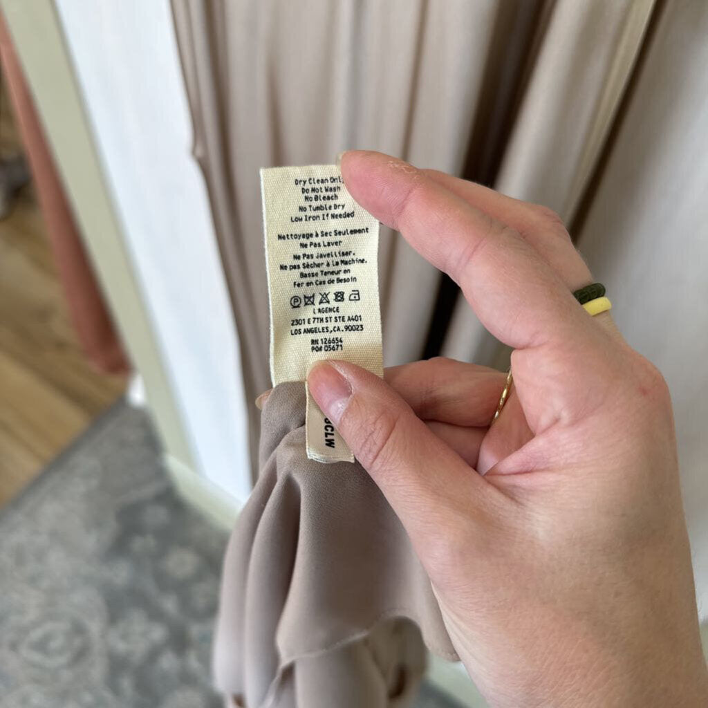 L'Agence Serita Silk Maxi Dress