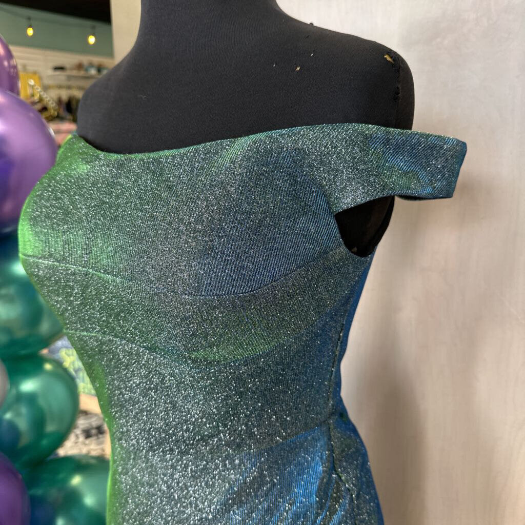 Amarra Two Piece Iridescent Party Dress