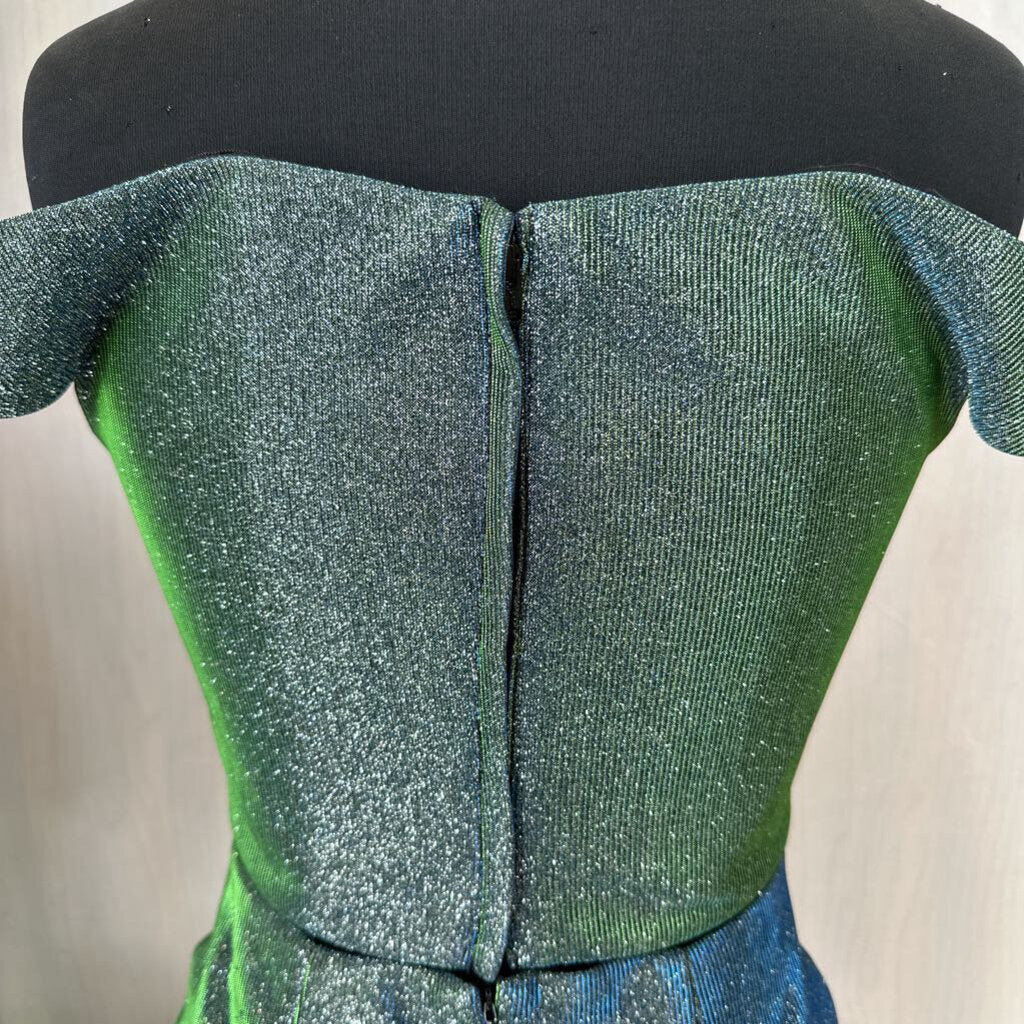 Amarra Two Piece Iridescent Party Dress