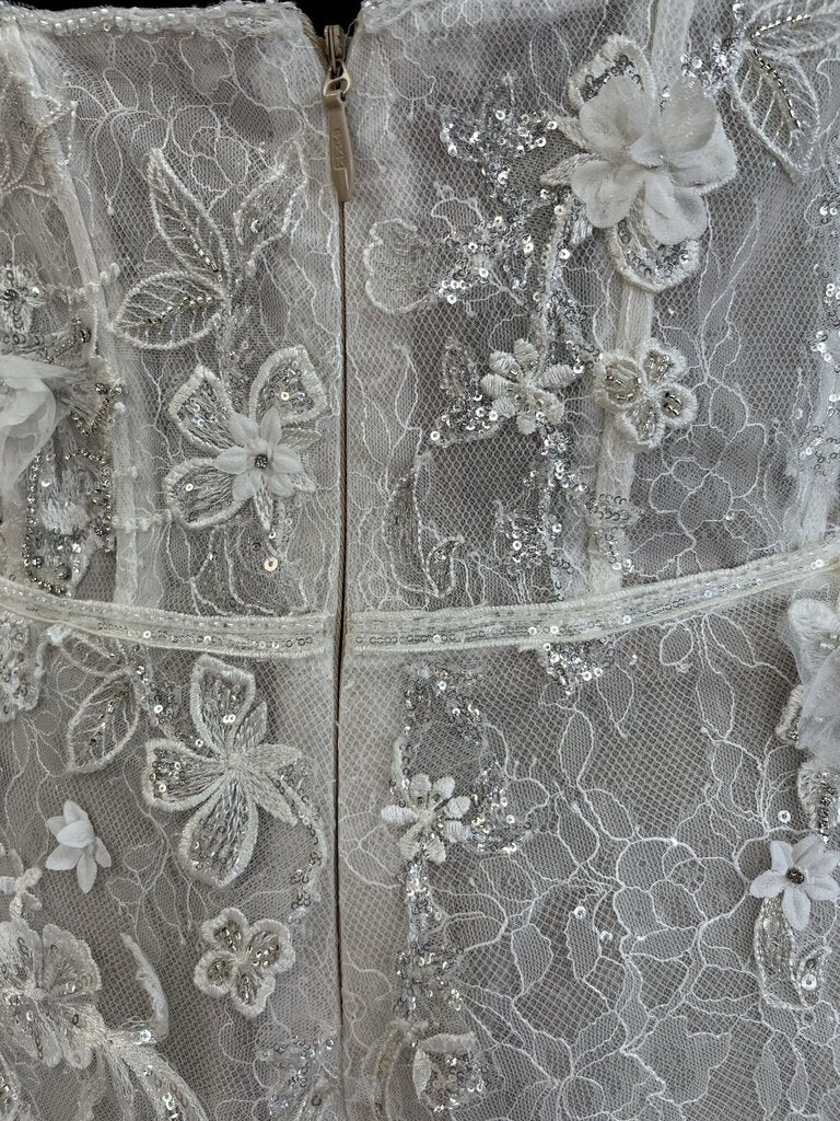 Galina Signature Corset Top 3D Lace Bridal Gown 24W