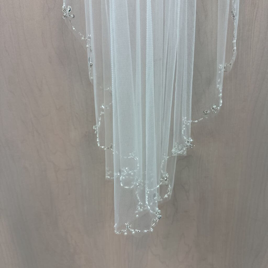 Symphony Beaded Edge Veil 7604VL