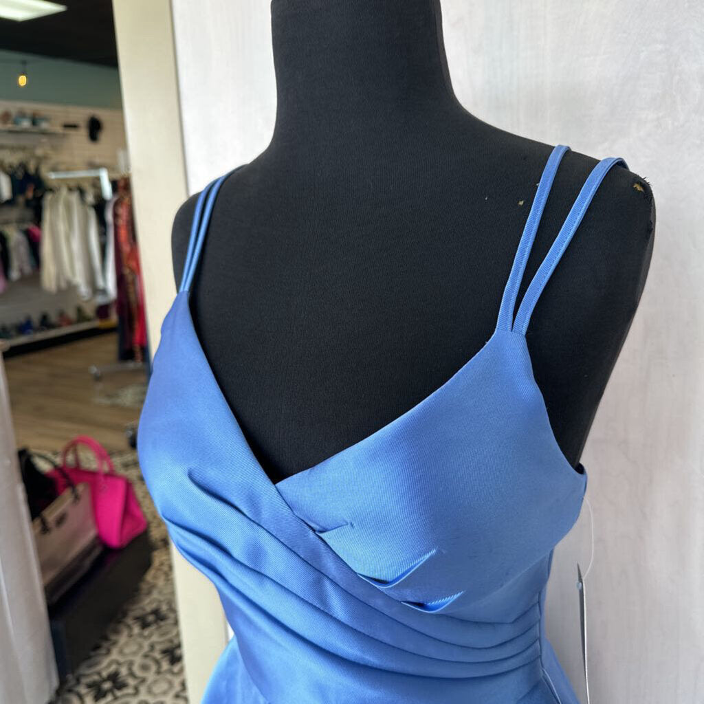 NWT Nordstrom Asymmetrical Satin Formal Dress 3