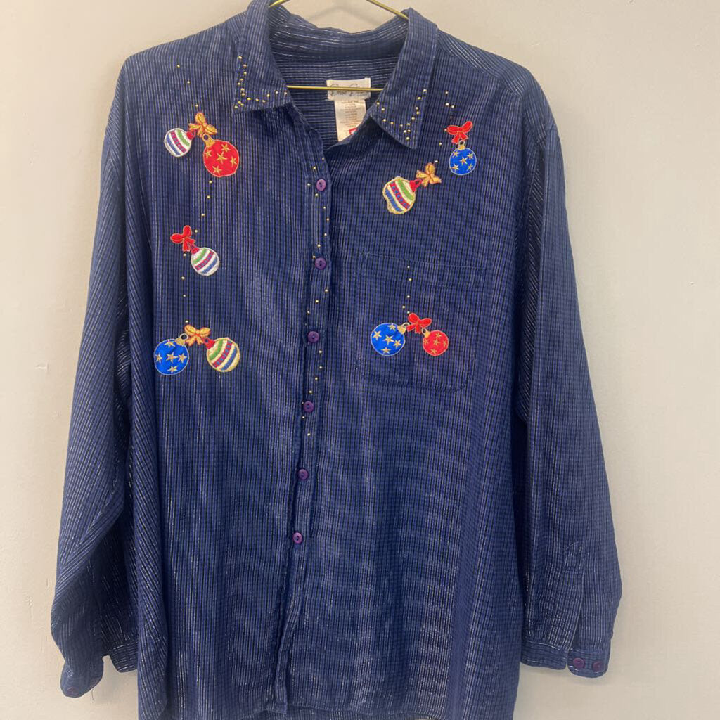 Bobbie Brooks Christmas Glimmer Shirt