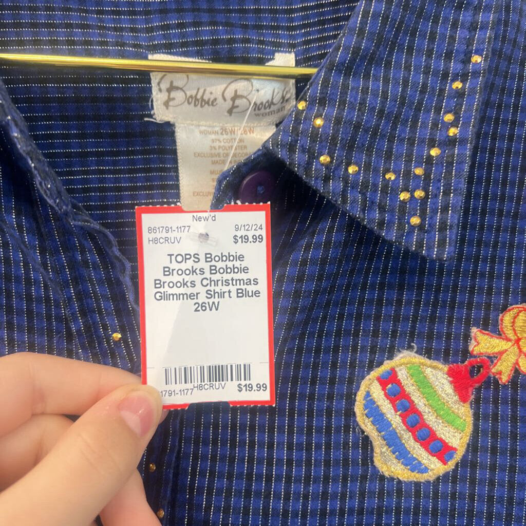 Bobbie Brooks Christmas Glimmer Shirt
