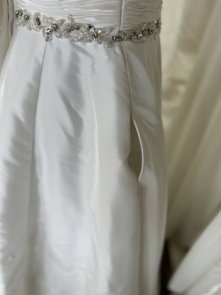 Alfred Angelo Strapless Satin Wedding Gown 10