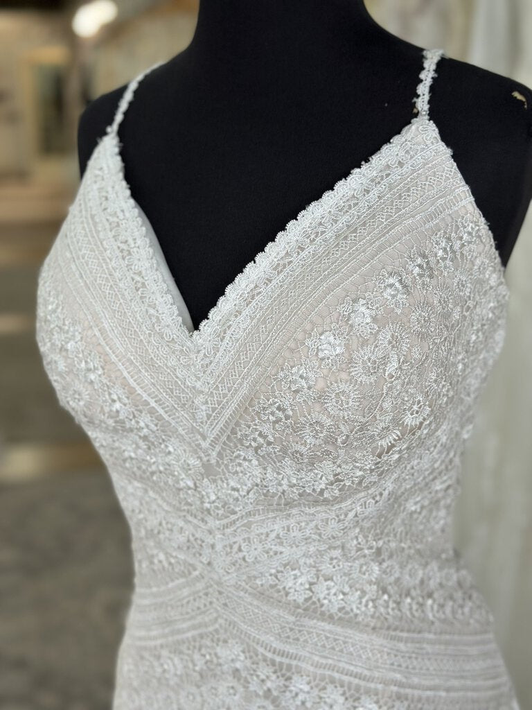 Christina Wu Fit and Flare Lace Wedding Dress 12