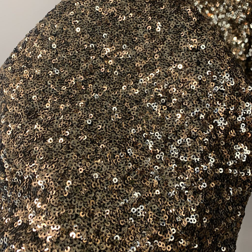 Banana Republic Bronze Sequin Wide Leg Pants Extra Large