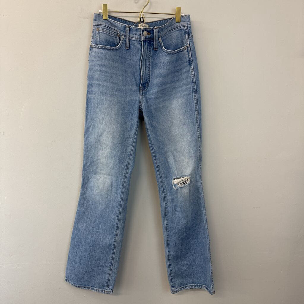Madewell Light Wash High Rise Boot Cut Jeans 27