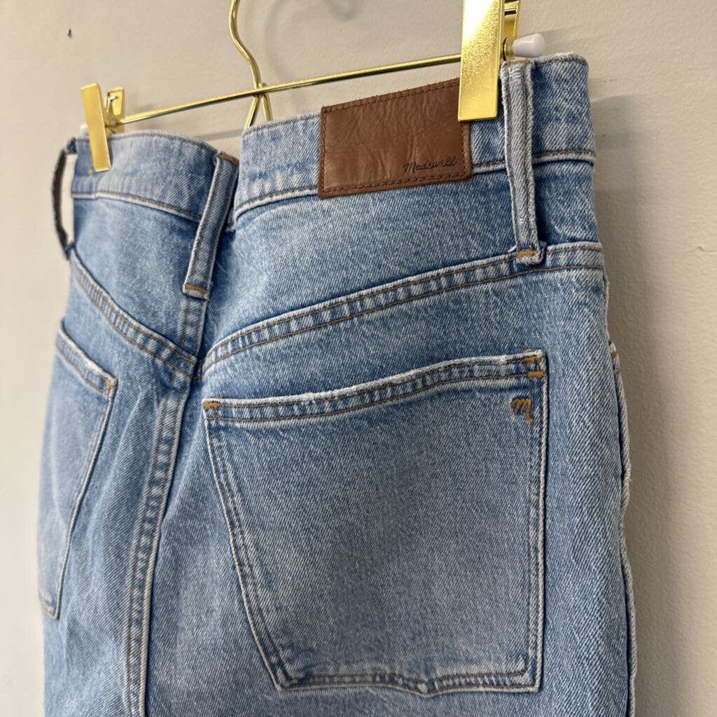 Madewell Light Wash High Rise Boot Cut Jeans 27