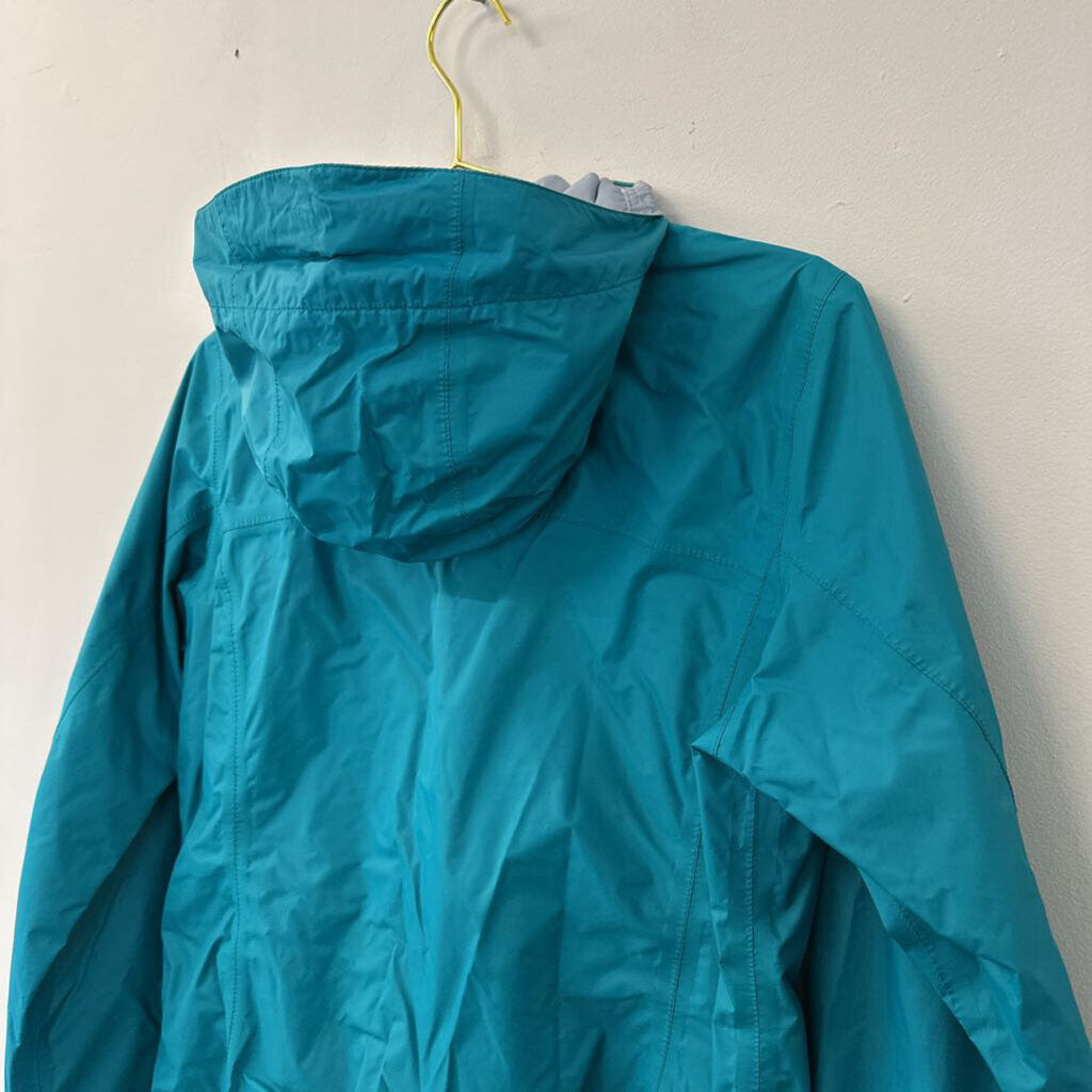 Columbia Teal Waterproof Zip Up Jacket Large