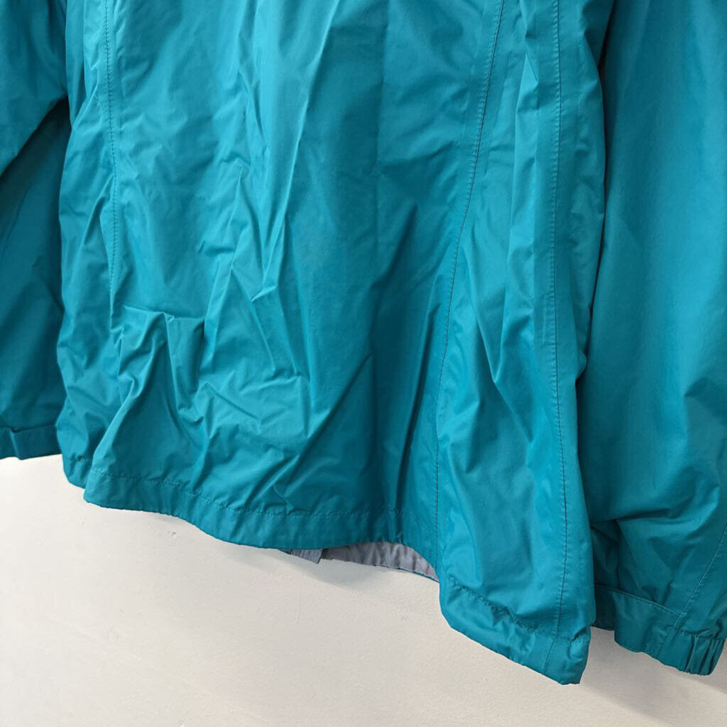 Columbia Teal Waterproof Zip Up Jacket Large