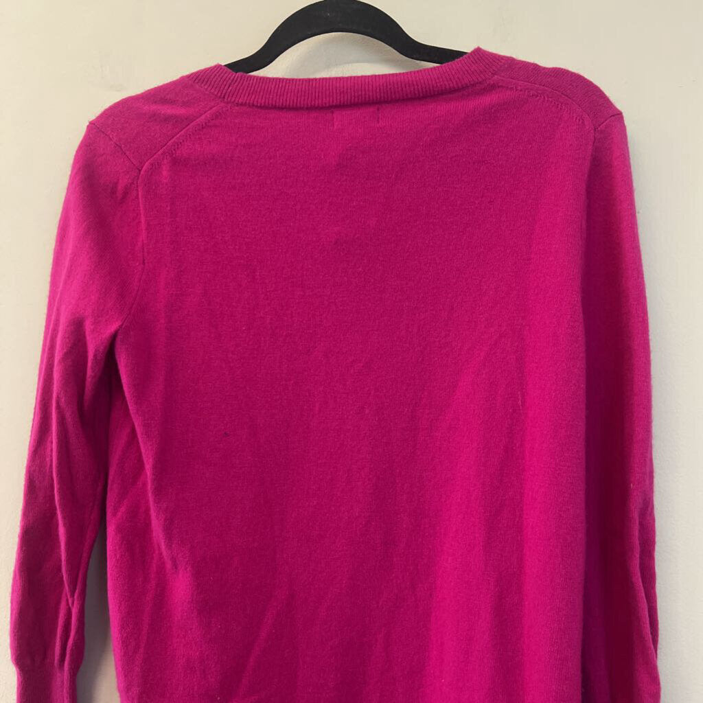 J Crew Pink Long Sleeve Crewneck Sweater Extra Small
