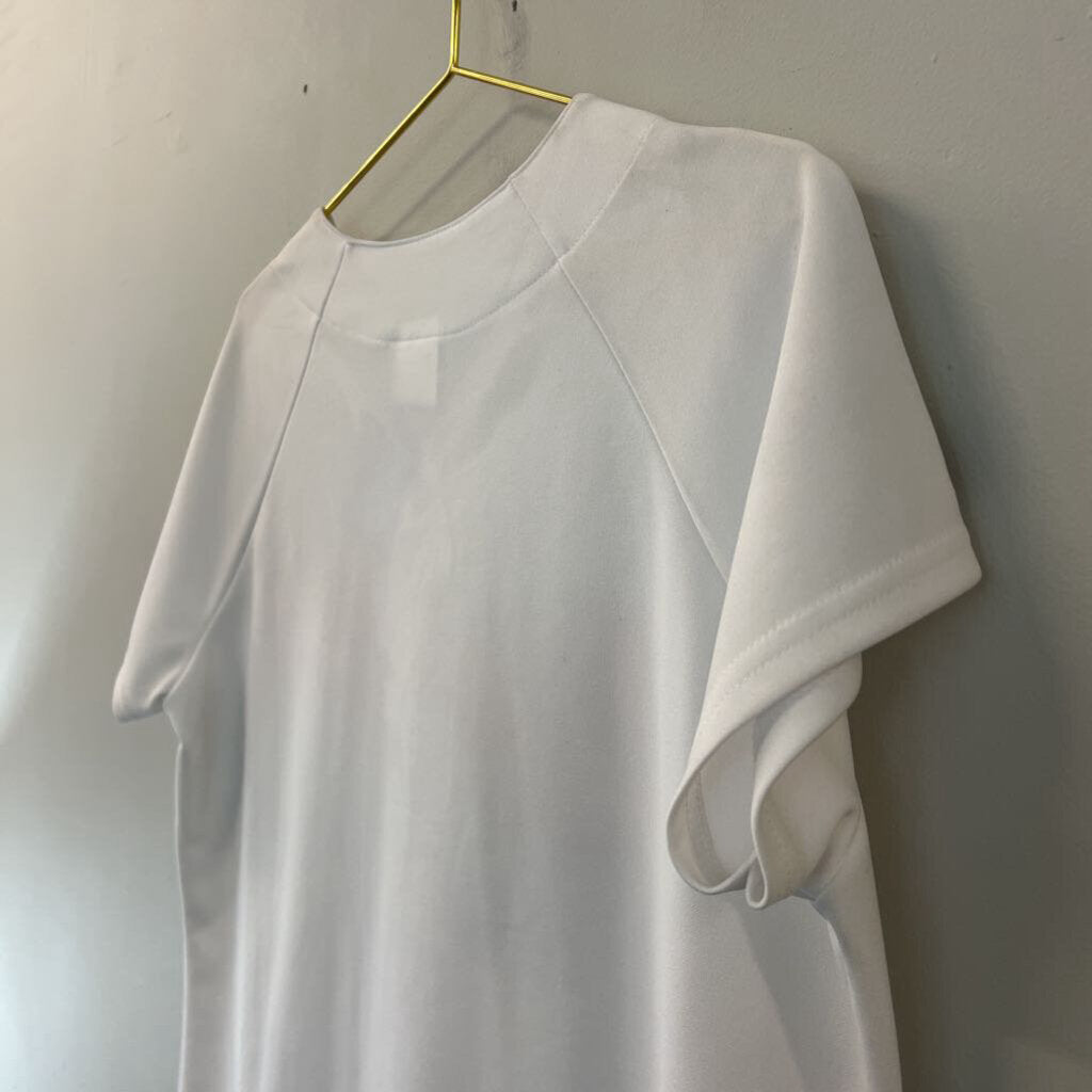 Vintage Majestic White Embellished Home Run Short Sleeve Top Extra Large