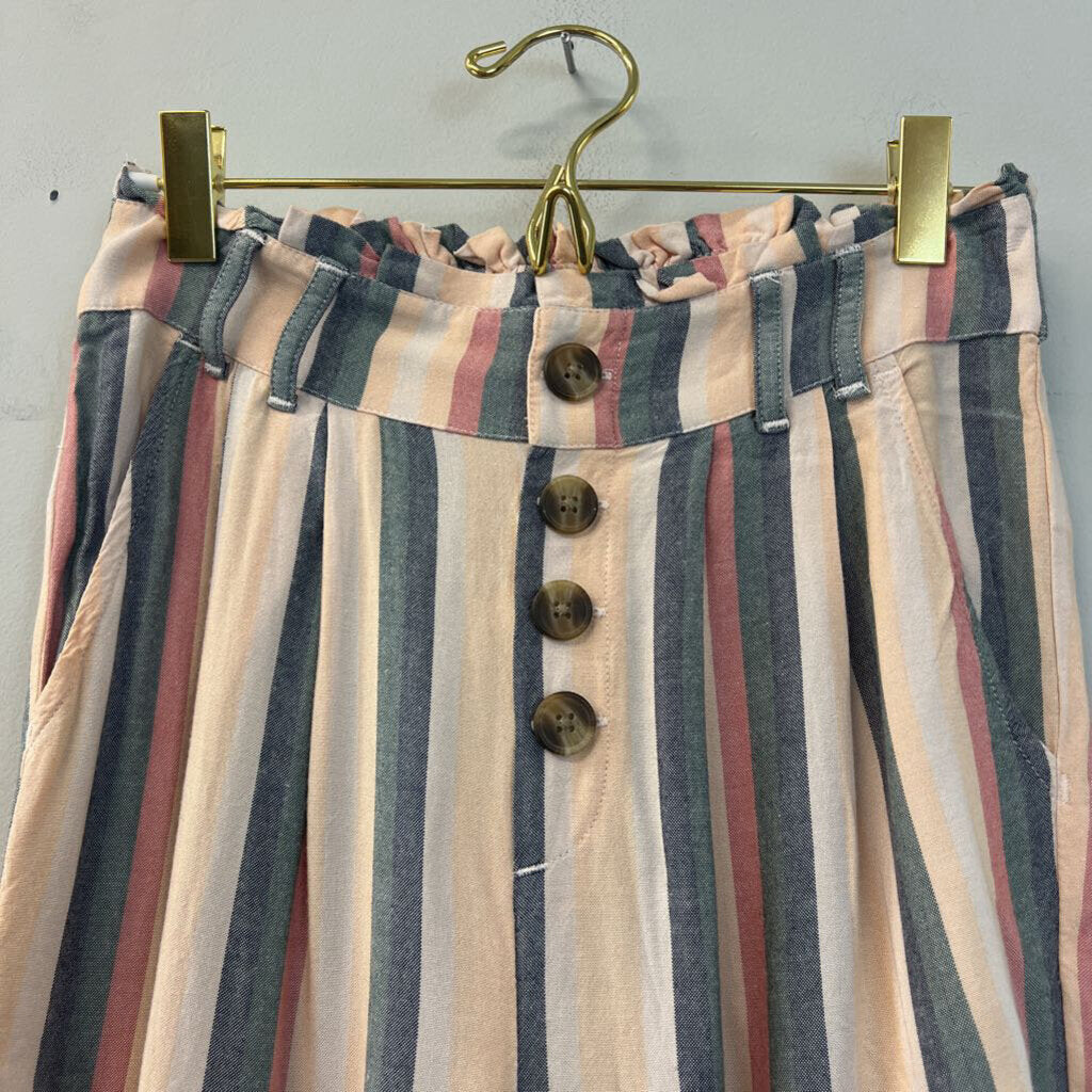 American Eagle Multi Color Striped Jogger Pants Extra Small