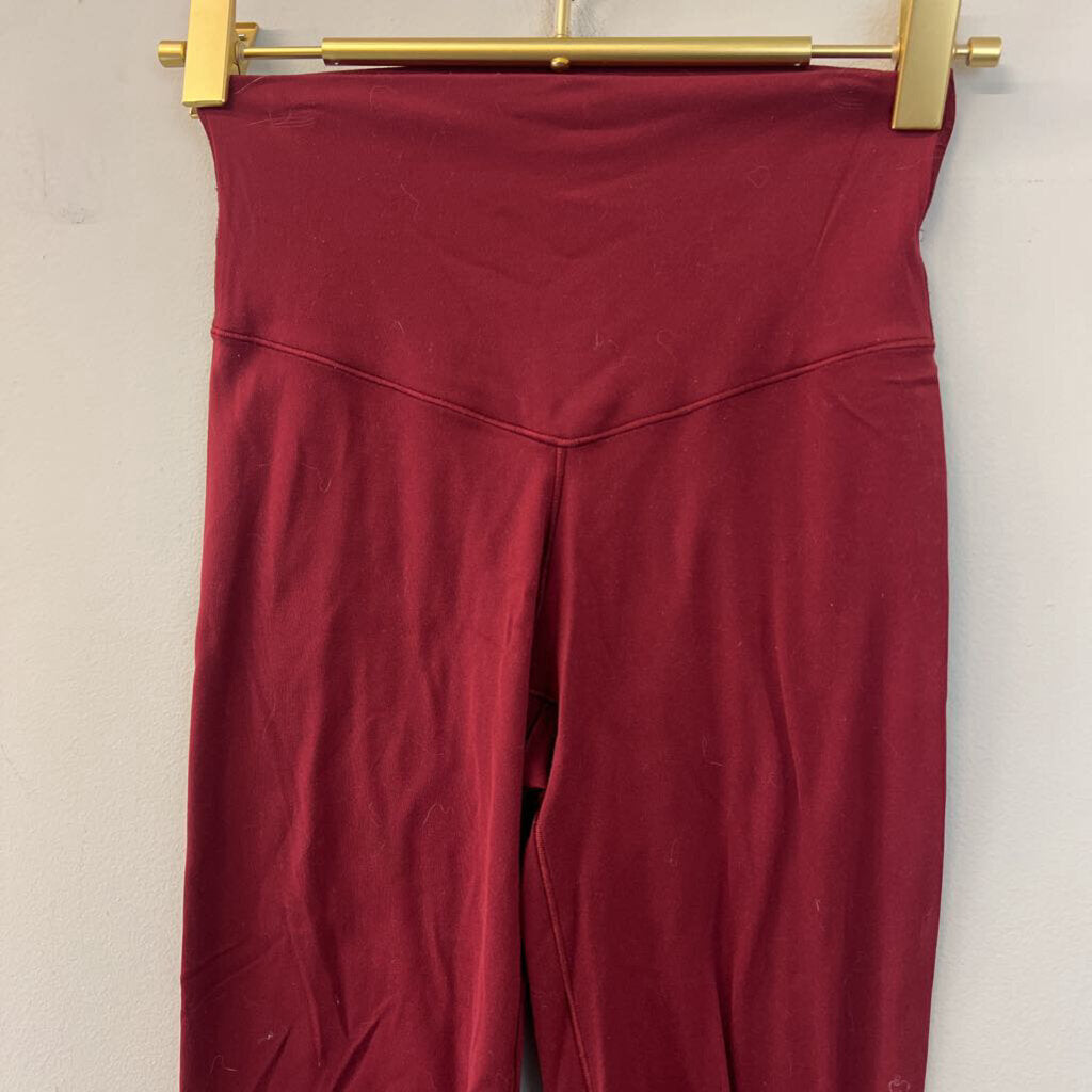 Aerie Red Cropped Leggings Extra Small