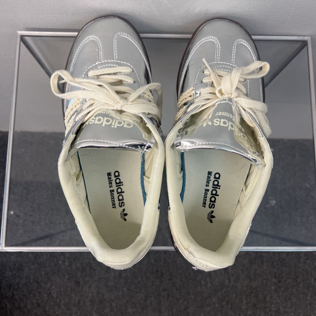 Adidas Wales Bonner Metallic Silver Samba Sneakers 7