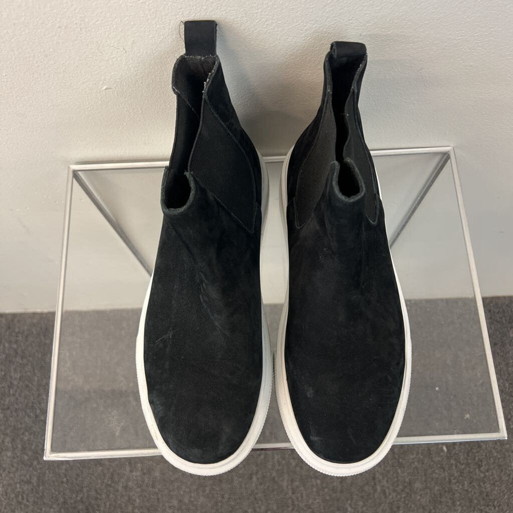 J/ Slides Dani Black Platform Chelsea Sneaker Boots 7