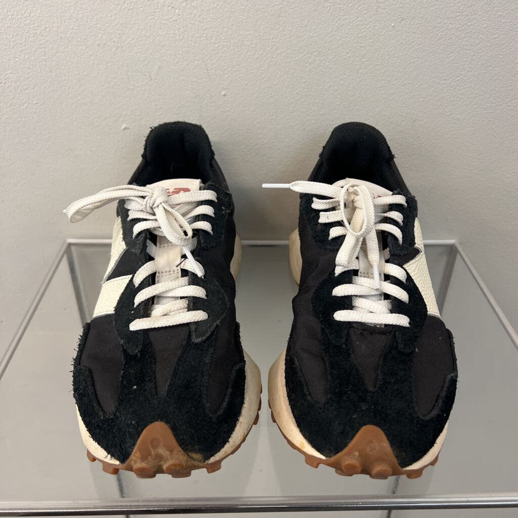 New Balance Black/ White 327 Sneakers 8