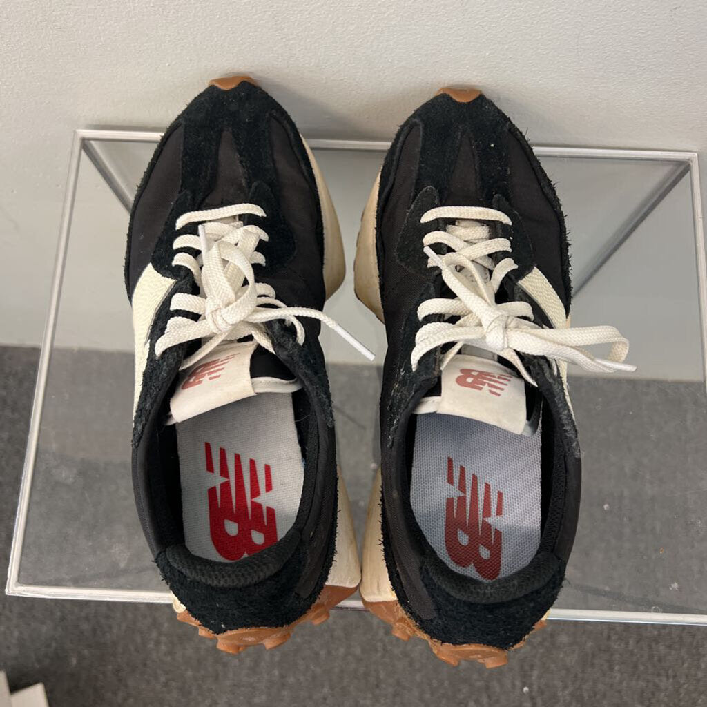 New Balance Black/ White 327 Sneakers 8