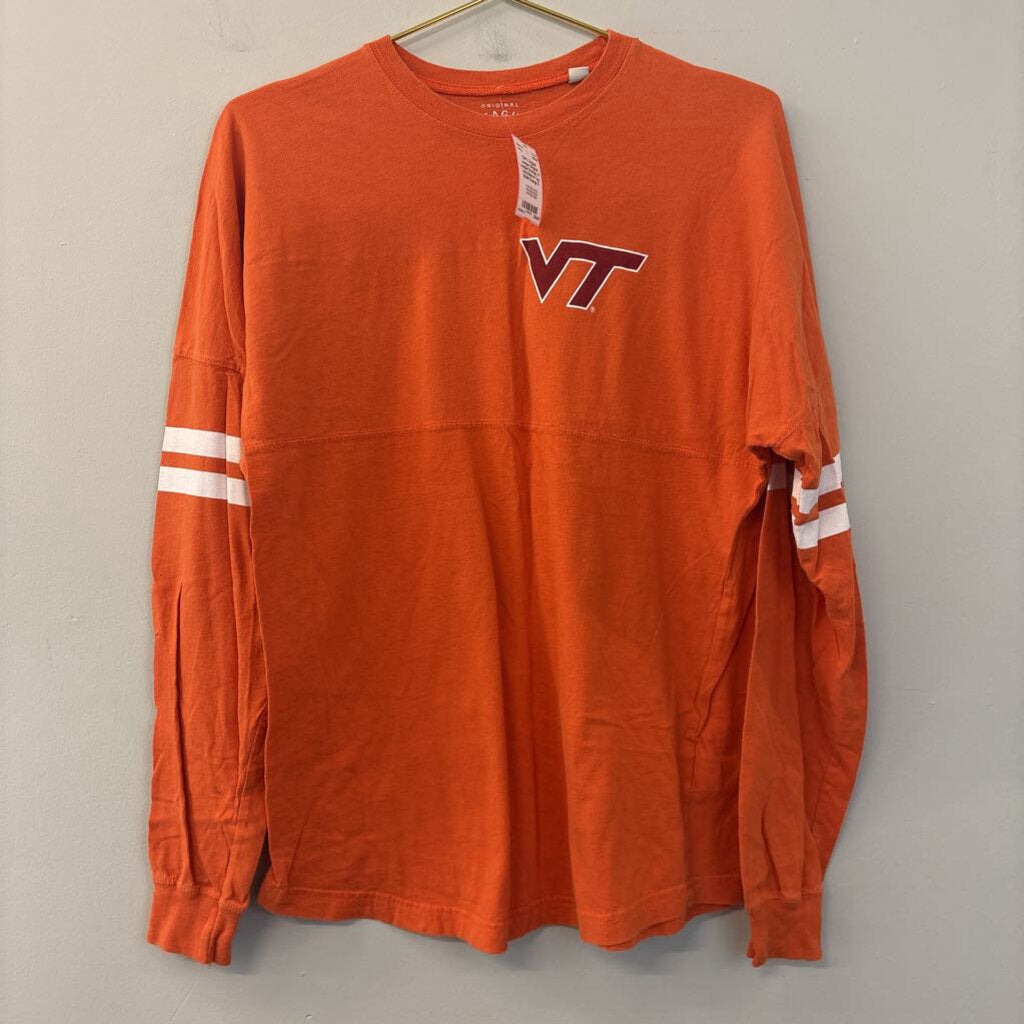 Original League Orange VT Long Sleeve Top Small