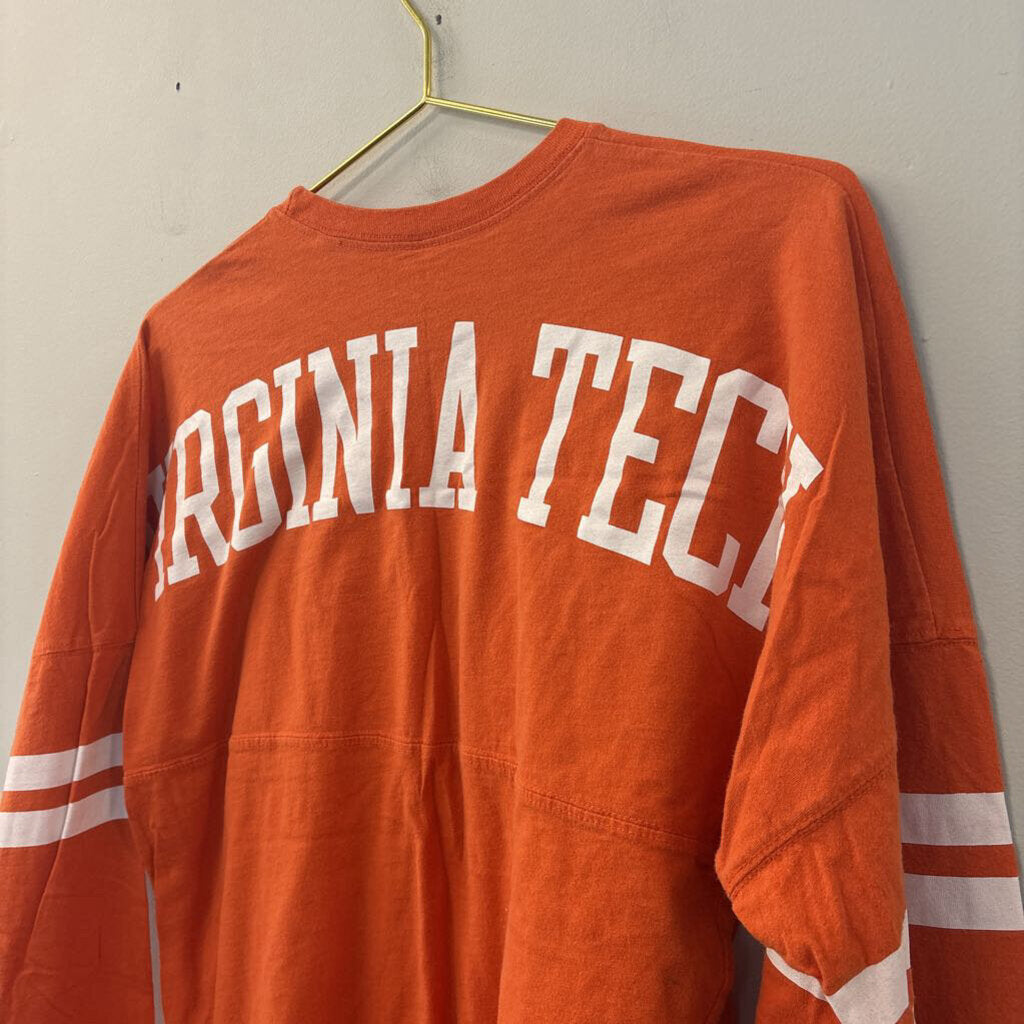 Original League Orange VT Long Sleeve Top Small