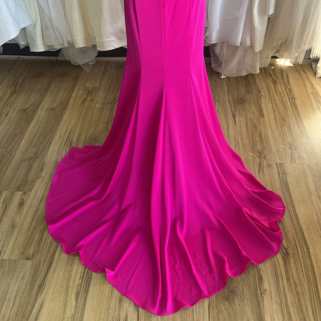 Studio 17 Hot Pink Two-Piece Long Formal 2