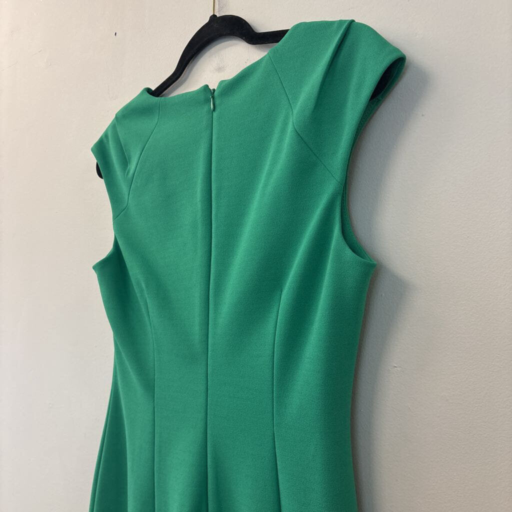 Calvin Klein Green Ruched Detail Dress 6