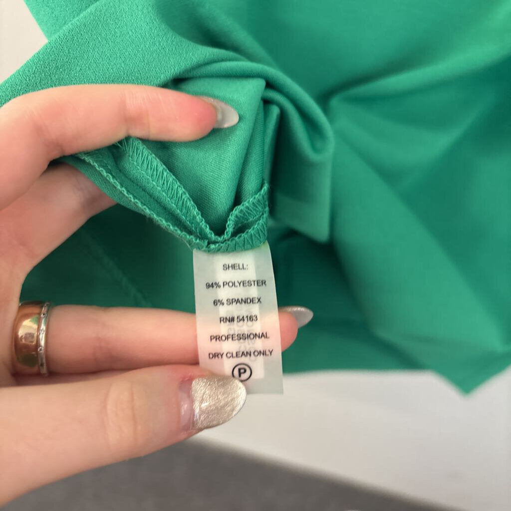 Calvin Klein Green Ruched Detail Dress 6