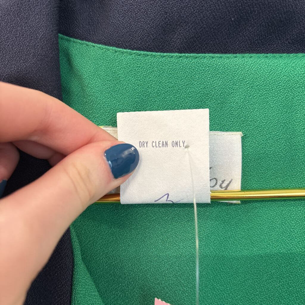 Vintage Pride and Joy Green/ Navy Double Breasted Top/ Pant Set 8