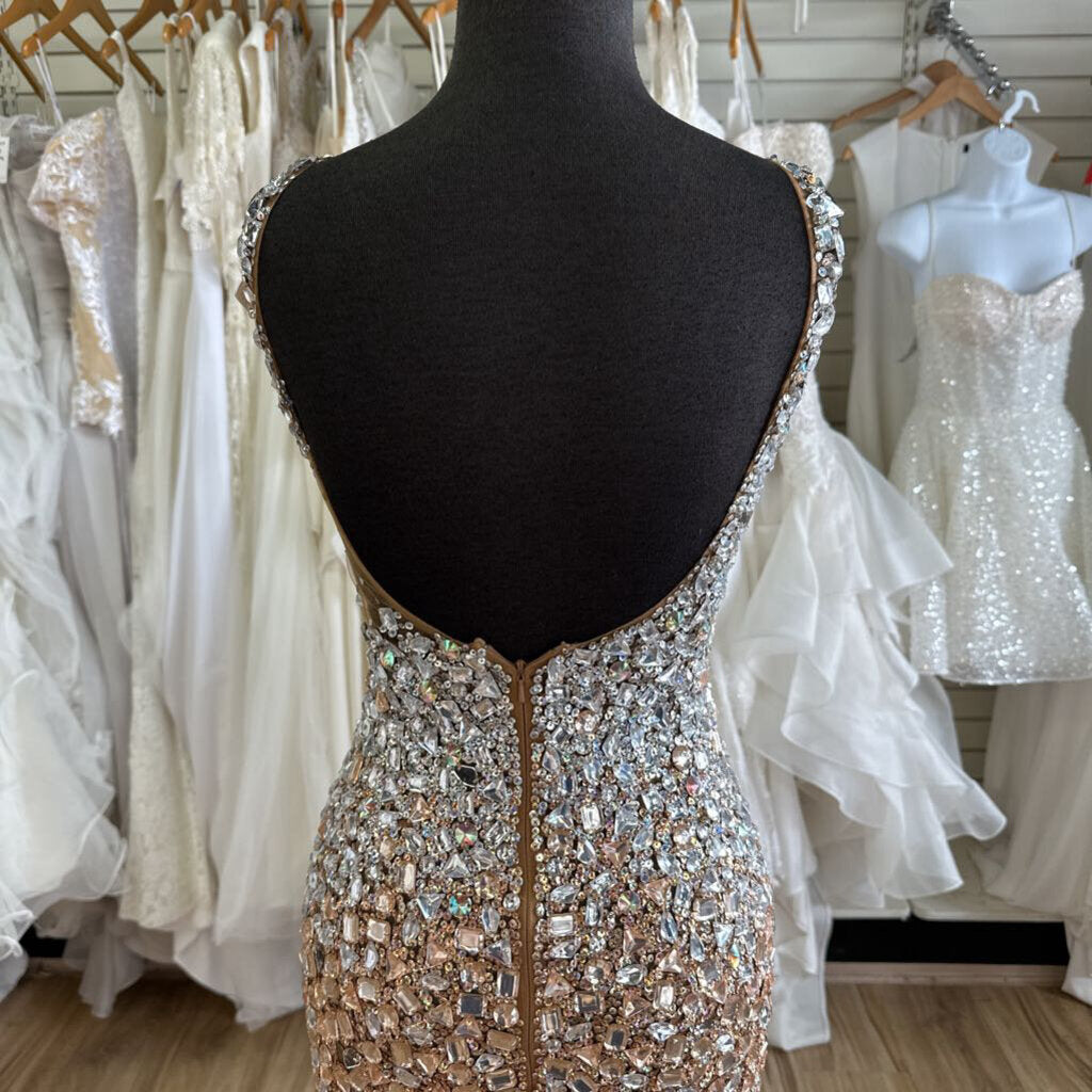 Camille Fully Embellished Long Formal 00
