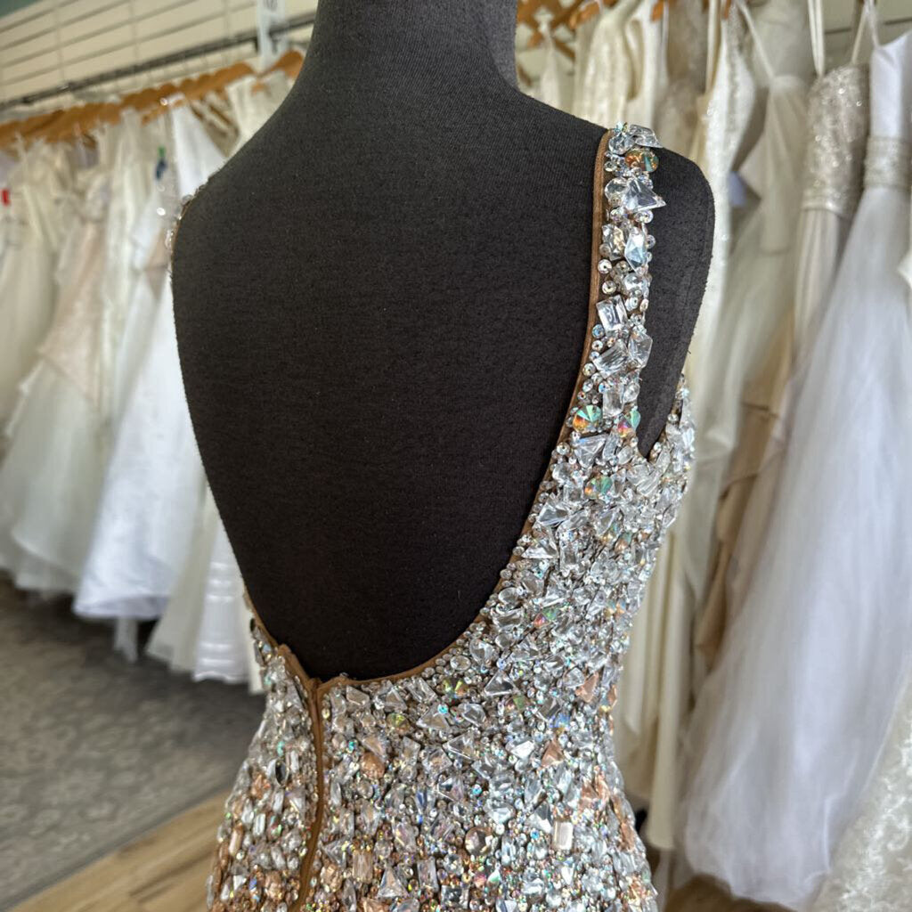 Camille Fully Embellished Long Formal 00
