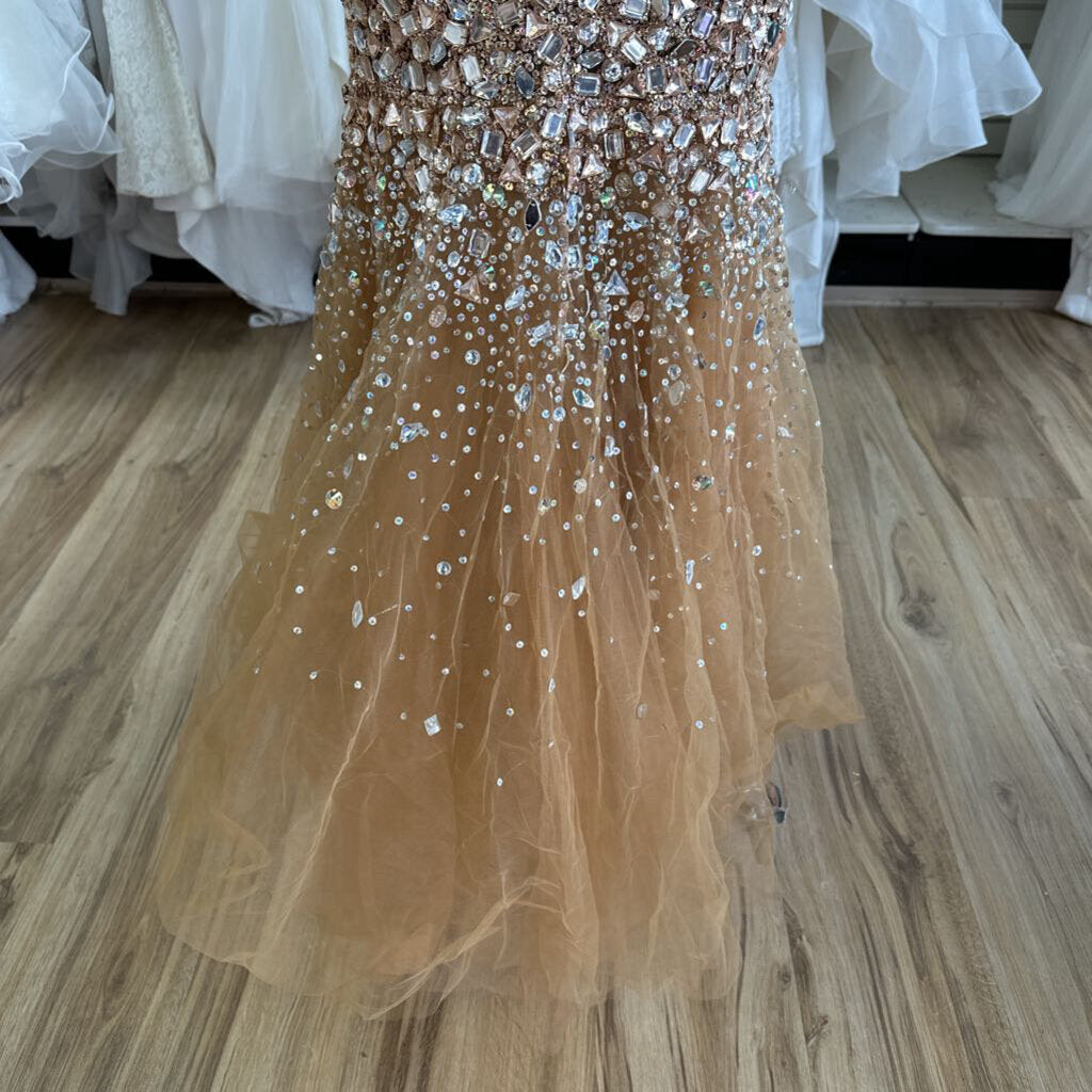 Camille Fully Embellished Long Formal 00