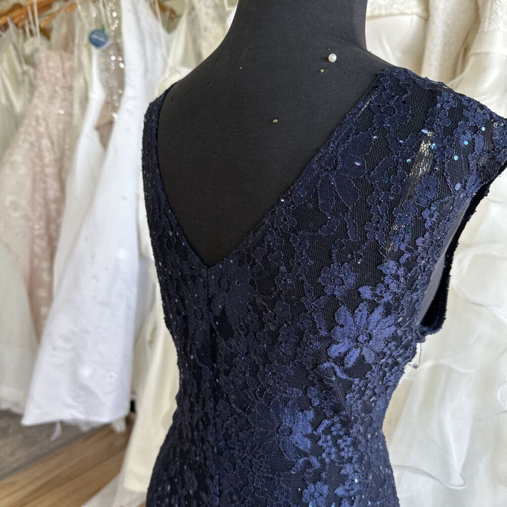 Connected Apparel Sequin Lace Long Dress 14