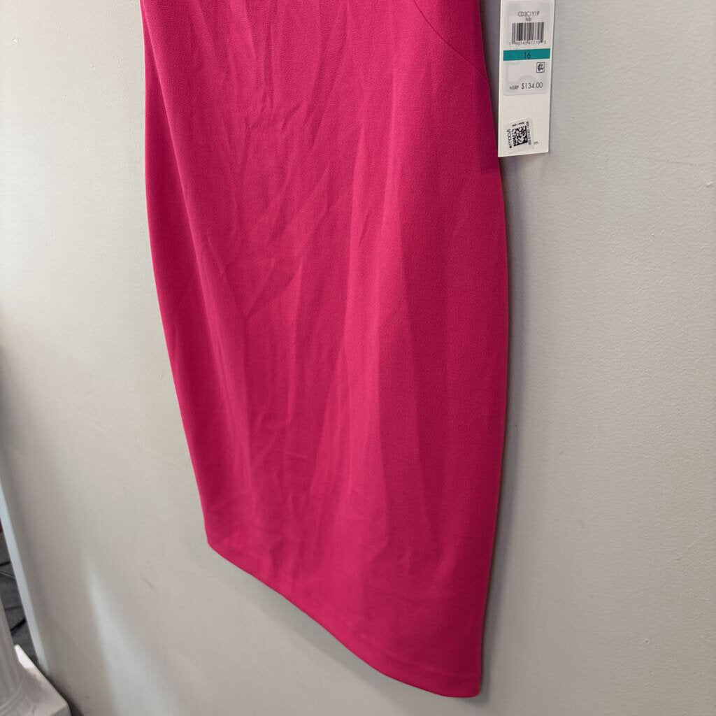 Calvin Klein Pink Short Sleeve Dress 8