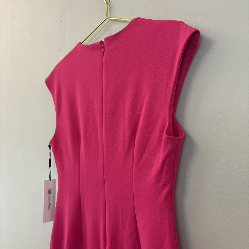 Calvin Klein Pink Short Sleeve Dress 8