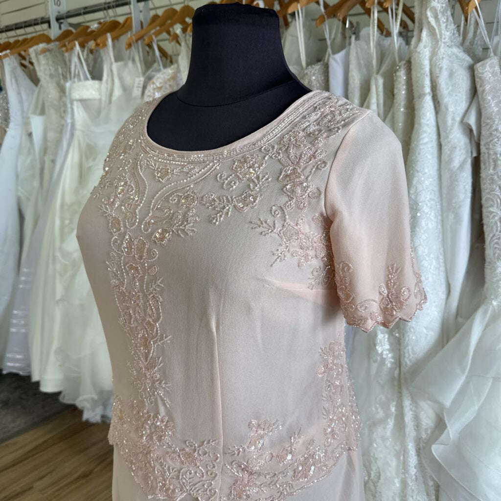 Vintage Rohmans Beaded Tea Length Dress 18W