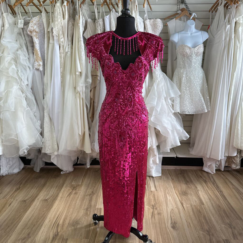 Vintage Sean Beaded and Sequined Dress Extra Small