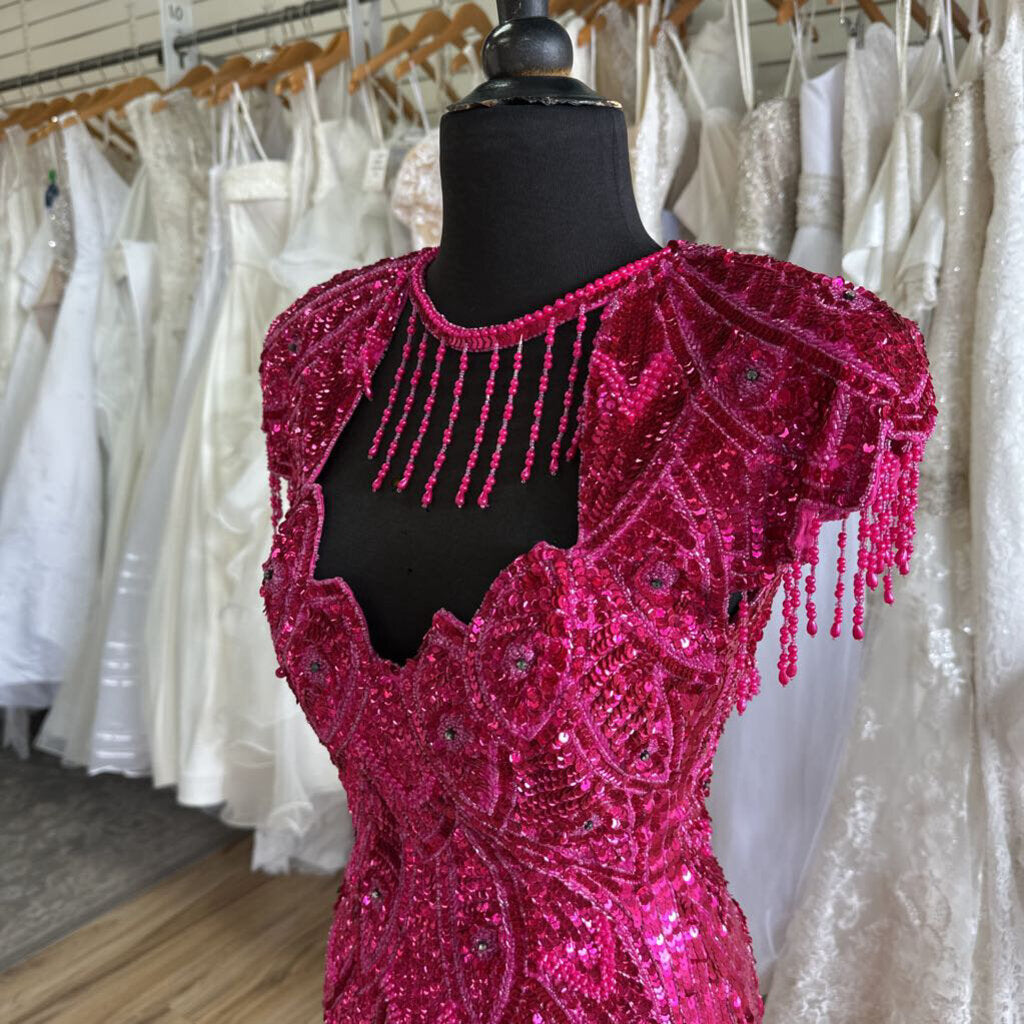 Vintage Sean Beaded and Sequined Dress Extra Small