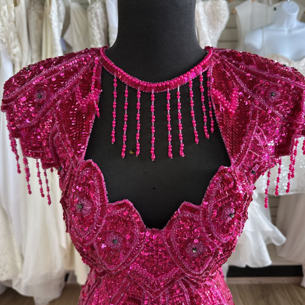 Vintage Sean Beaded and Sequined Dress Extra Small