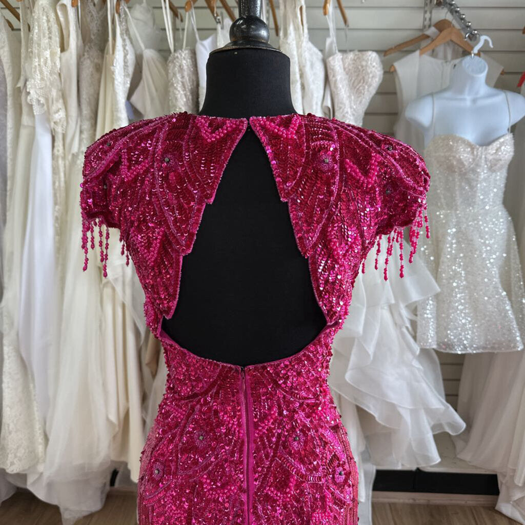 Vintage Sean Beaded and Sequined Dress Extra Small