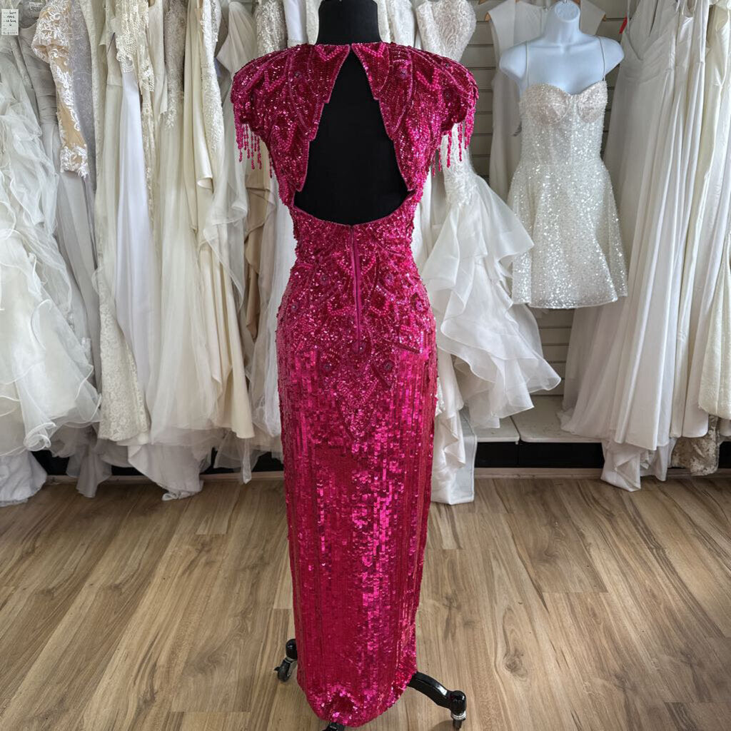 Vintage Sean Beaded and Sequined Dress Extra Small