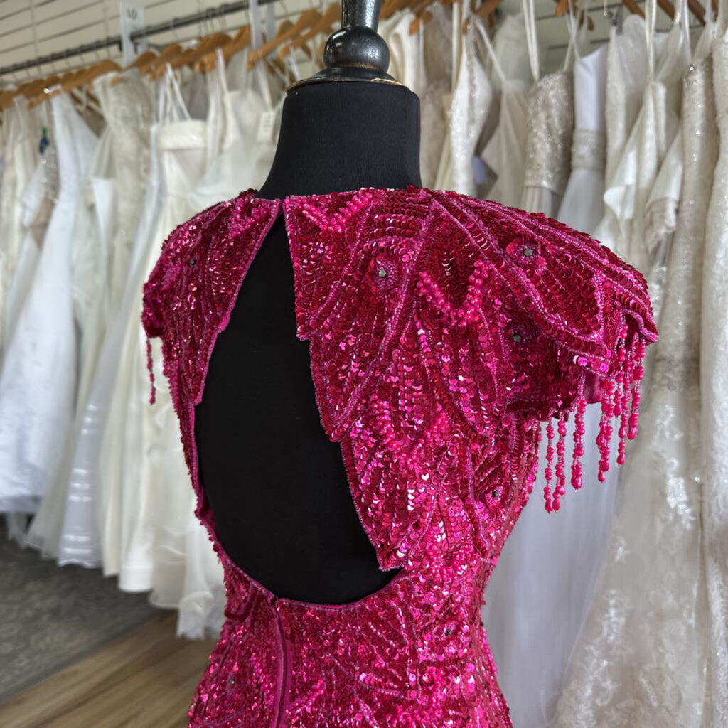 Vintage Sean Beaded and Sequined Dress Extra Small