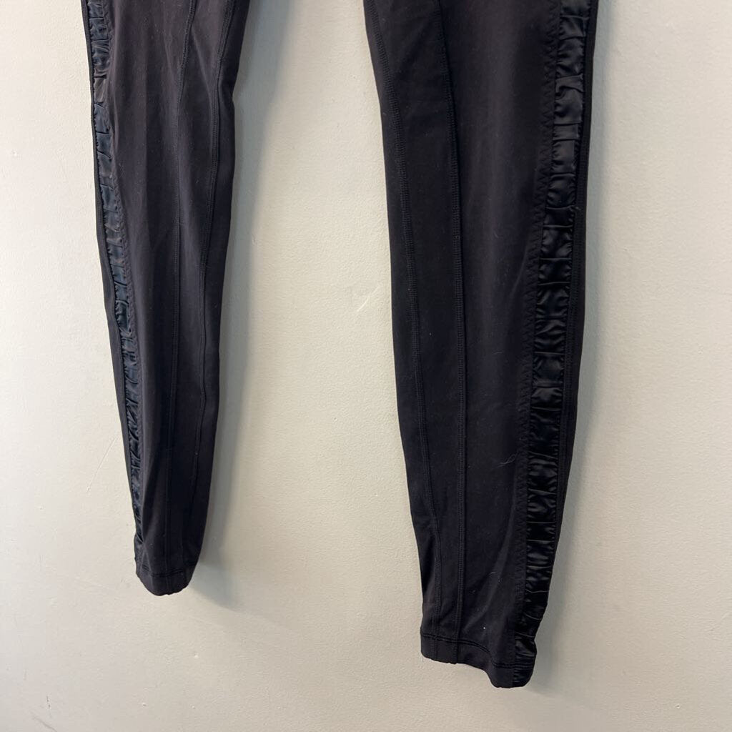 Lululemon Black Ruched Side Detail Full Length Leggings 10