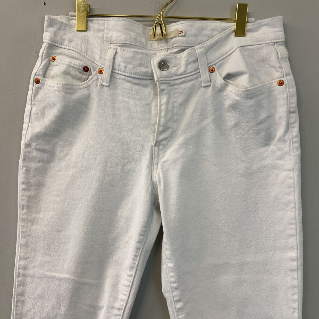 Levi White 'Boyfriend' Jeans 29