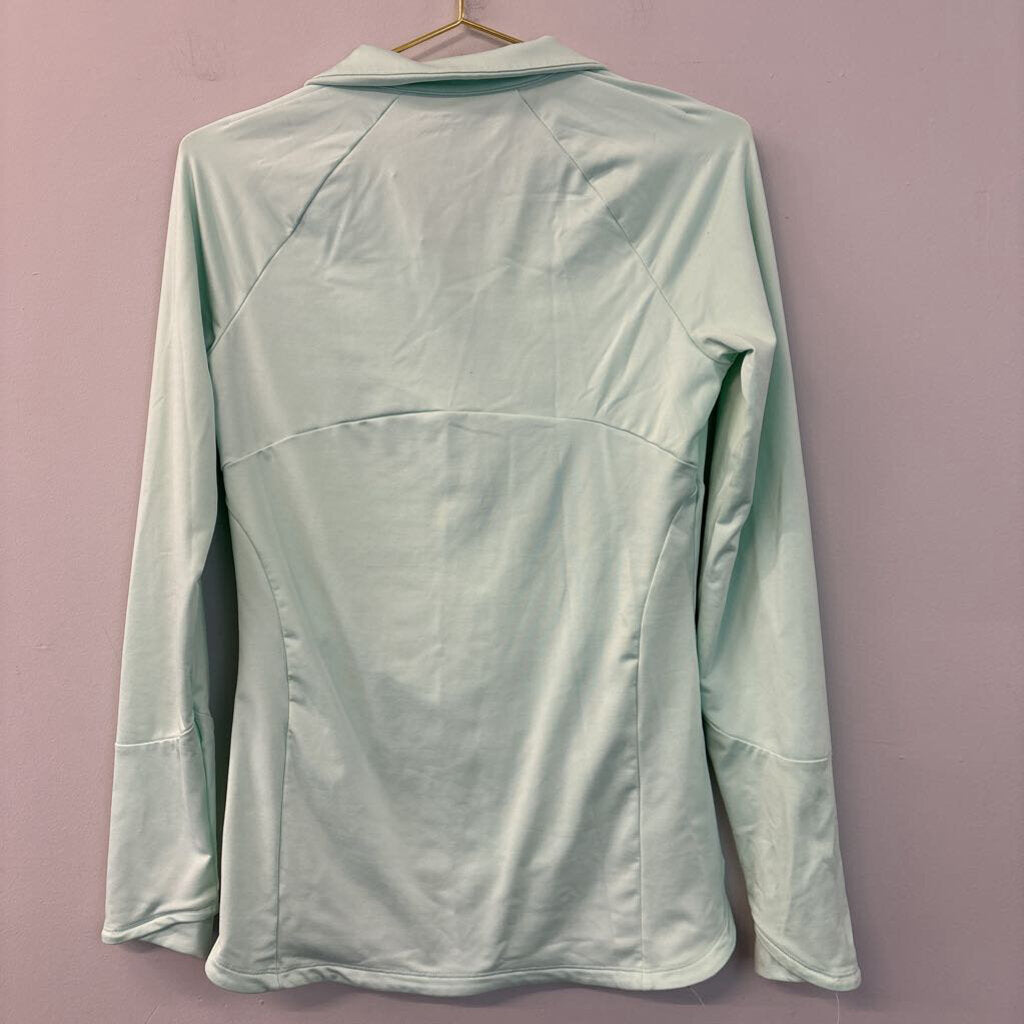 Under Armour Green Half Zip Long Sleeve Pullover Small