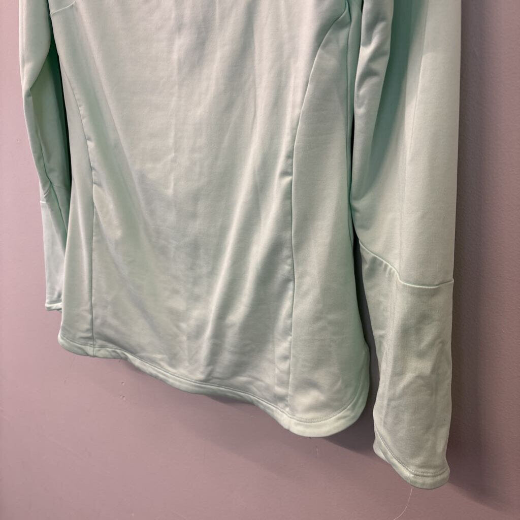 Under Armour Green Half Zip Long Sleeve Pullover Small