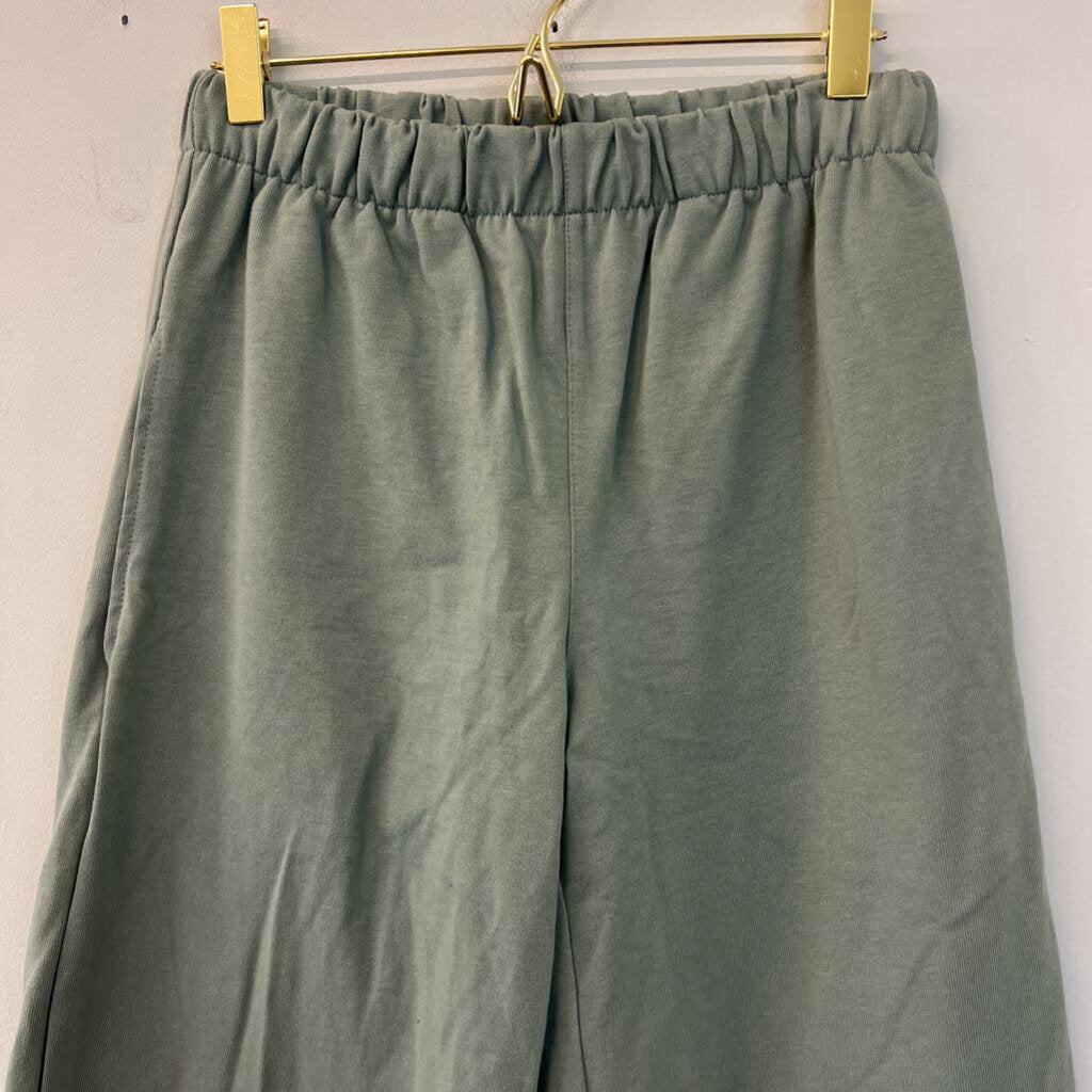 Forever 21 Green High Waisted Cotton Pants Small