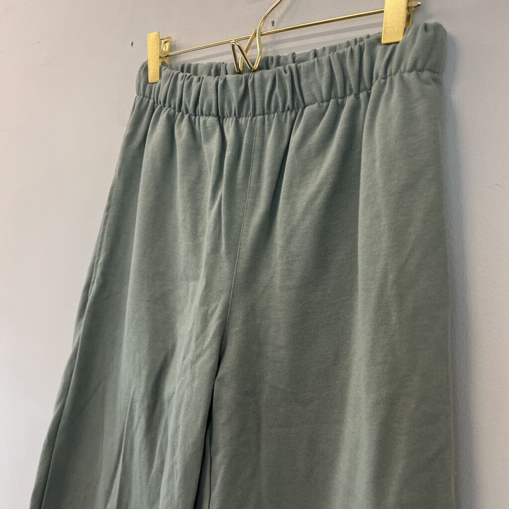 Forever 21 Green High Waisted Cotton Pants Small