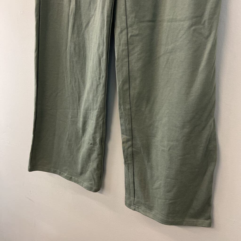 Forever 21 Green High Waisted Cotton Pants Small